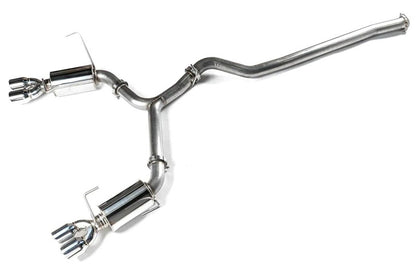 ETS200-60-EXH-007 ETS Cat-Back Exhaust System w/Muffler Non-Resonated Polished Tips - 2022+ Subaru WRX,