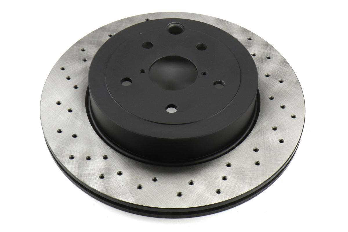 Centric Premium OE Style Drilled Rear Brake Rotor Pair - 2018-2021 Subaru STI