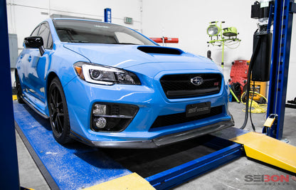 SEIFL15SBIMP-MB1 Seibon Carbon MB1 Style Front Lip - 2015-2017 WRX / STI,