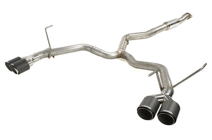 MBRS48023CF MBRP Race 3in Quad Tip Cat Back Exhaust - 2015+ WRX / STI-Carbon Fiber,