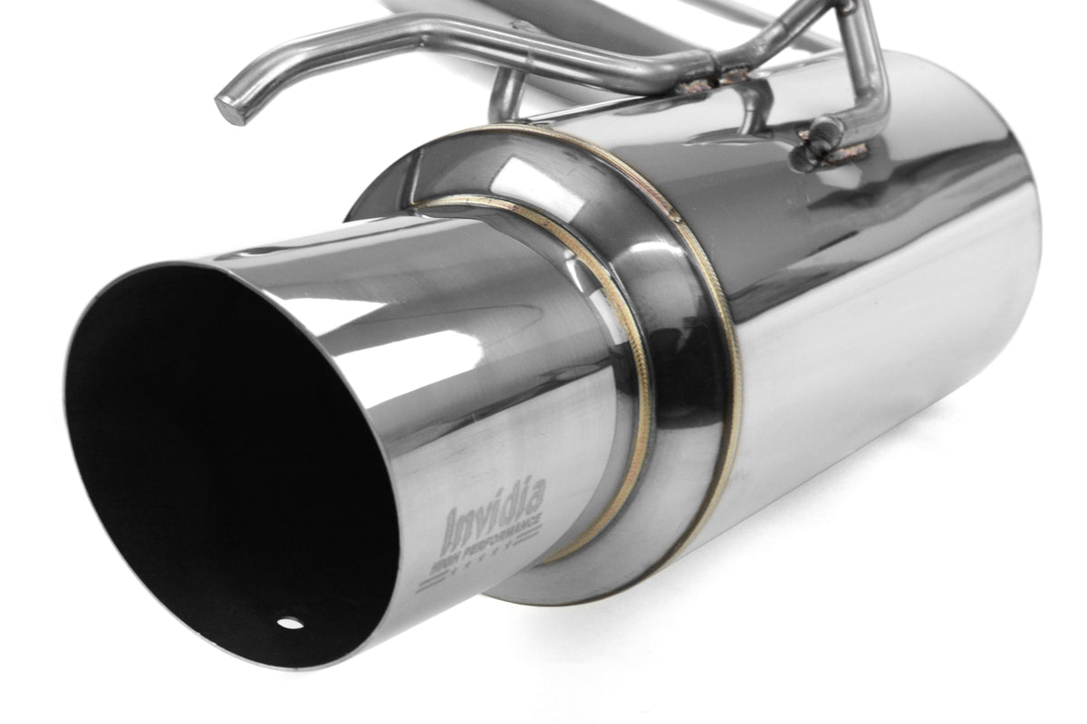 INVHS08SW5GTR Invidia Racing Series Cat Back Exhaust - 2008-2014 Subaru WRX Hatchback,