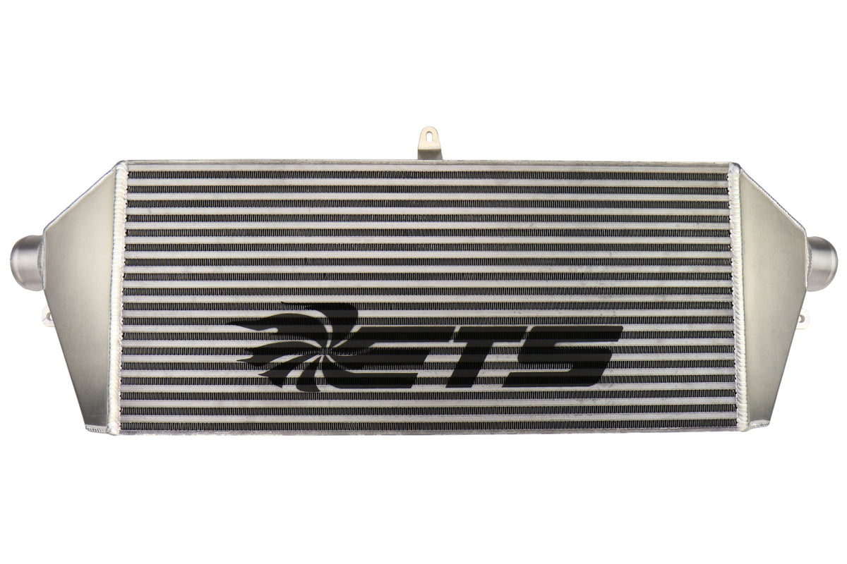 ETS200-20-IC-007 ETS Front Mount Intercooler Silver Core Black Stencil - 2008-2014 Subaru STI,
