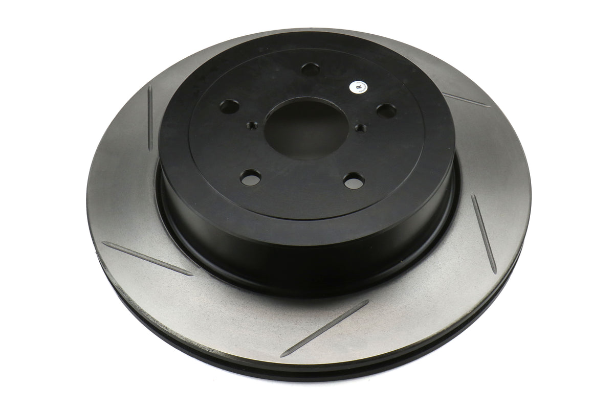 STT126.47023S-GRP Stoptech Slotted Rear Rotor Pair - Subaru STI 2005-2007,