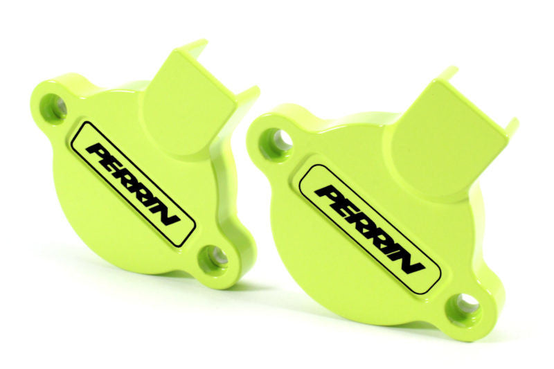 PERPSP-ENG-172NY PERRIN Performance Neon Yellow Cam Solenoid Covers - Subaru WRX 2015+,