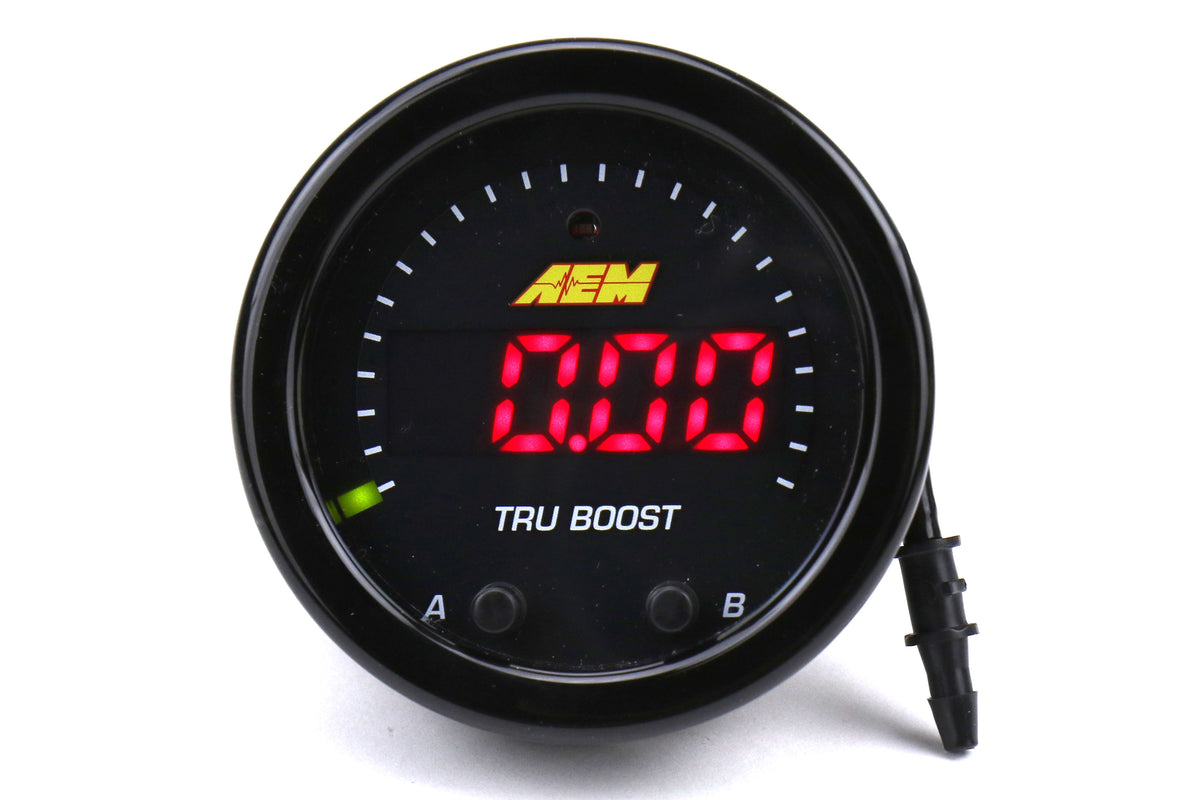 AEI30-0352 AEM Tru-BoostX Boost Controller Gauge,