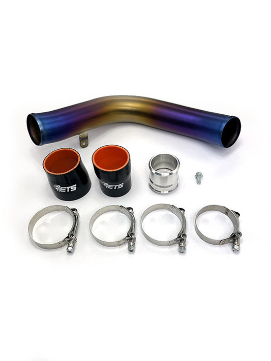 ETS200-60-ICP-020 ETS Titanium Top Mount Charge Pipe Burned Finish - Subaru WRX 2022+,