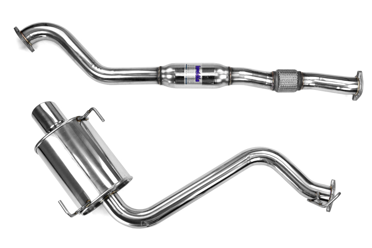 INVHS15SW4G3S Invidia Q300 Resonated Single Exit Exhaust  - 2015+ WRX / 2015+ STI,
