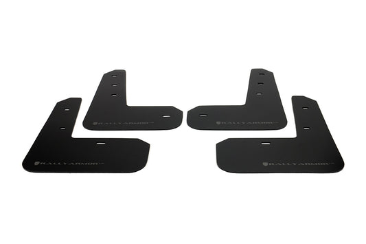RALMF23-UR-BLK/SIL Rally Armor Mud Flaps (Silver) - 2013+ BRZ,