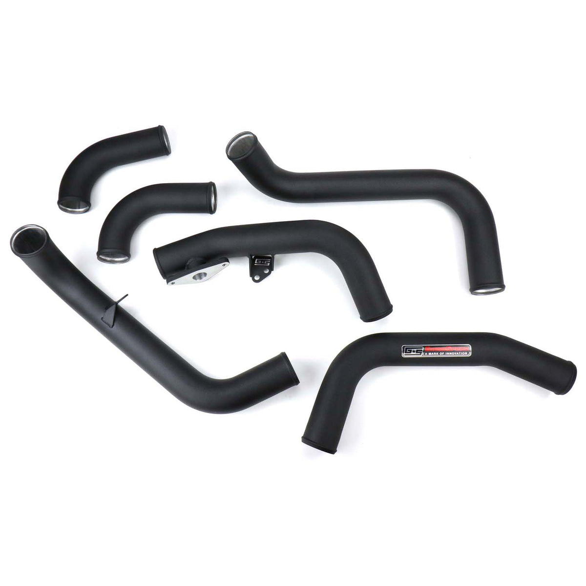 GRM090223 GrimmSpeed FMIC Piping Kit Black Finish - 2008-2014 Subaru STI,