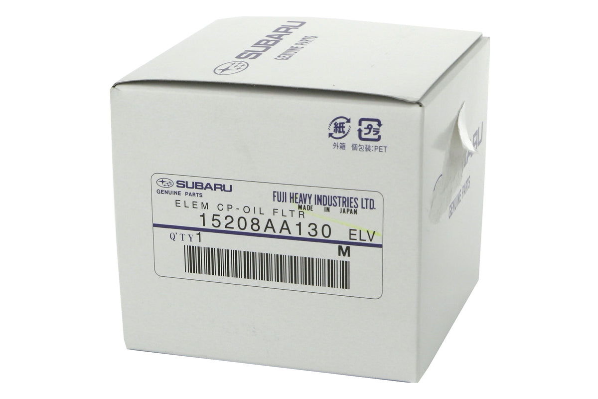 SUB15208AA130 OEM Subaru Oil Filter - 2015-2018 WRX / 2013+ BRZ,