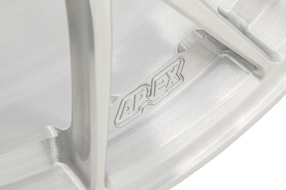 AXREC7R1895ET40-5100-561-BC Apex Race Parts 18x9.5 +40 EC-7R Forged Brushed Clear,