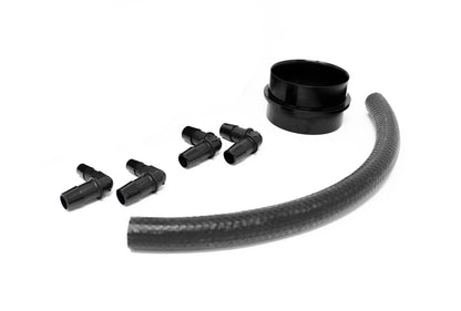 TQSTS-SU-463RD Torque Solution Turbo Inlet Hose Red - Subaru WRX 2002-2007 / STI 2004+ / Legacy GT 2005-2009,