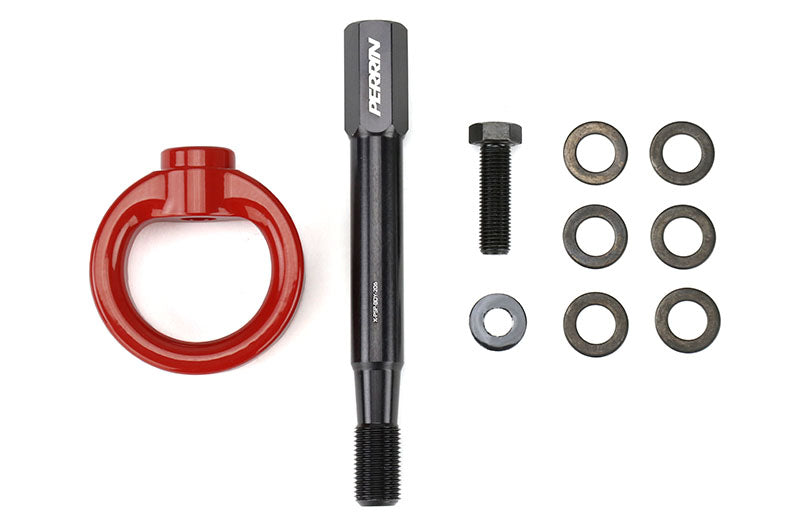 PERPSP-BDY-252RD PERRIN Performance Rear Tow Hook Kit Red,