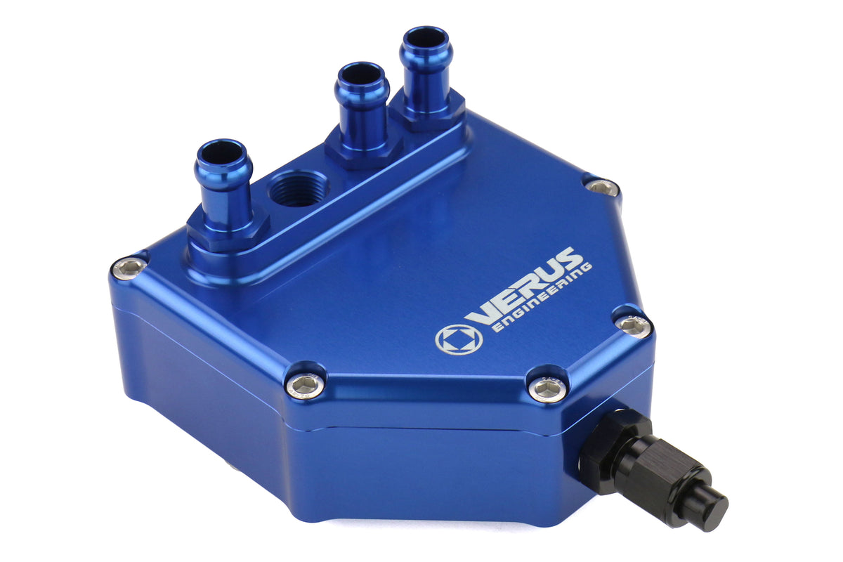 VERA0002A-BLU Dual Air Oil Separator, Multi-Stage Filtering - 2013+ FT-86-Blue,
