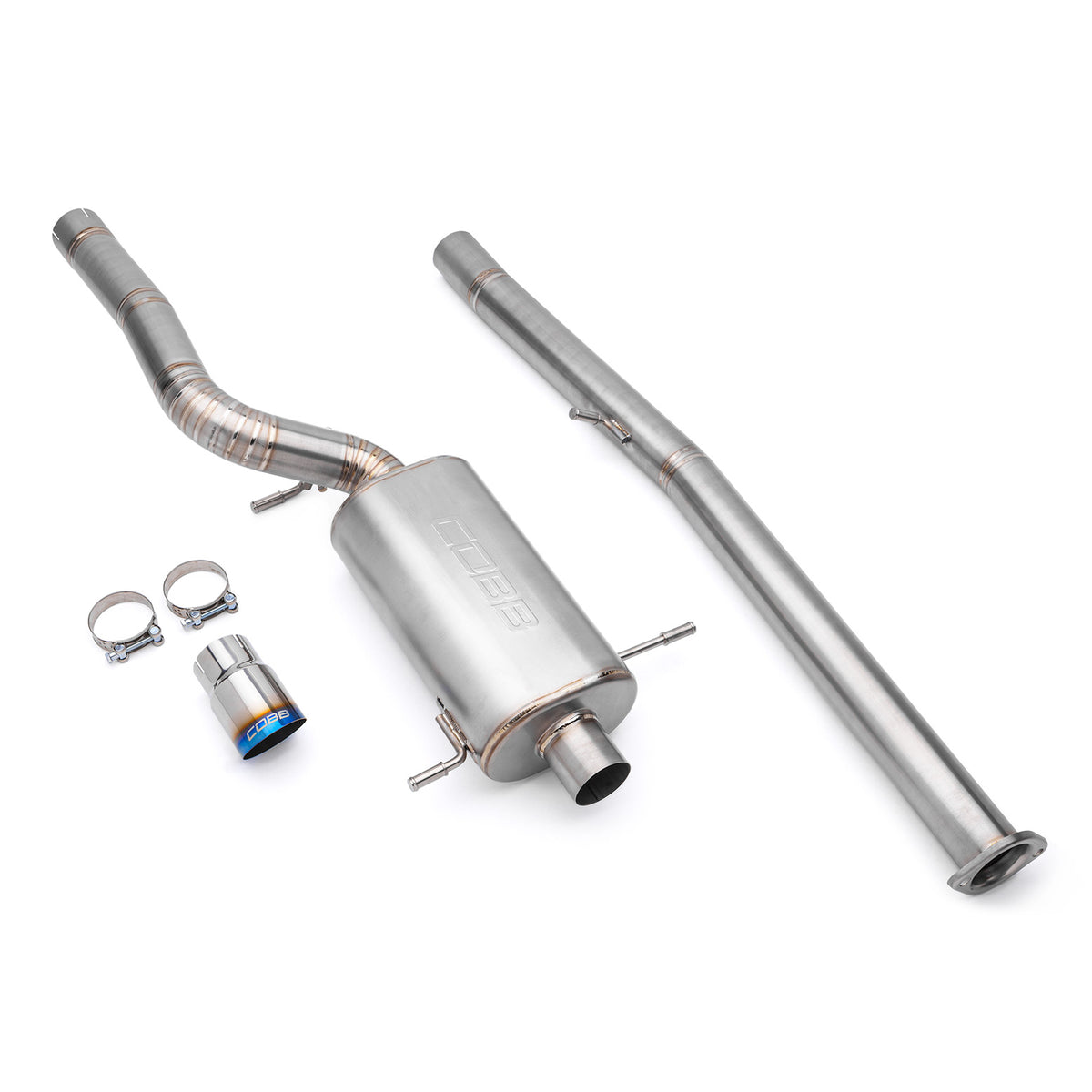 COB512140 COBB Tuning Titanium Cat-Back Exhaust - Subaru Models (inc. 2002-2007 WRX / 2004-2007 STI),