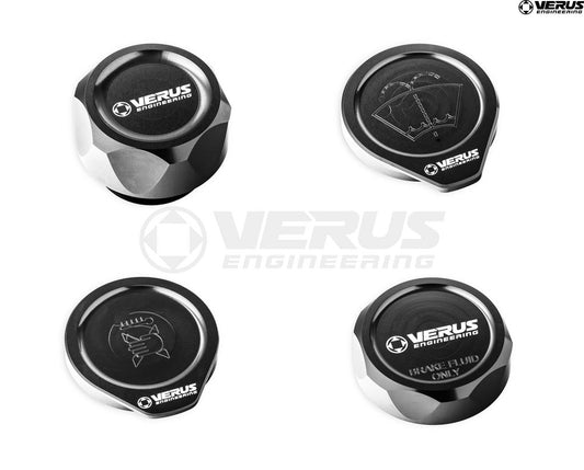 Verus Engineering EngineBayCapKit Black  - 2013-2021 Scion FR-S / Subaru BRZ / Toyota 86 / 2015-2021 Subaru WRX