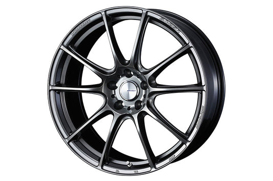 WedsSport SA25R Platinum Silver 19x8.5 +38mm 5x114.3 (Single Wheel) - 2015-2024 Subaru WRX / 2015-2021 STI / 2019-2024 Forester