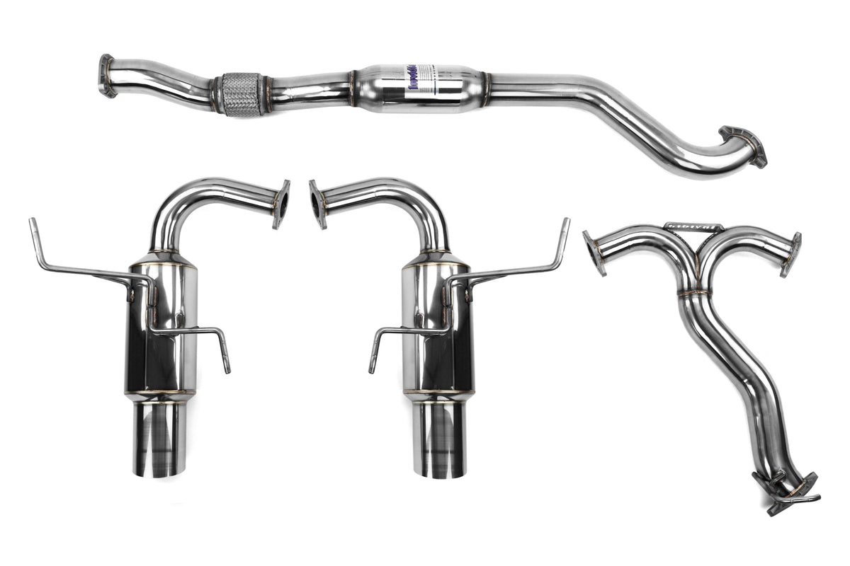 INVHS15STIGTP Invidia N1 Dual Exhaust (Stainless or Titanium Tips) - 2015+ WRX / 2015+ STI-Stainless Tips,