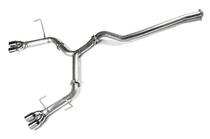 ETS200-60-EXH-001 ETS Cat-Back Exhaust System No Muffler Non-Resonated Polished Tips- 2022+ Subaru WRX,