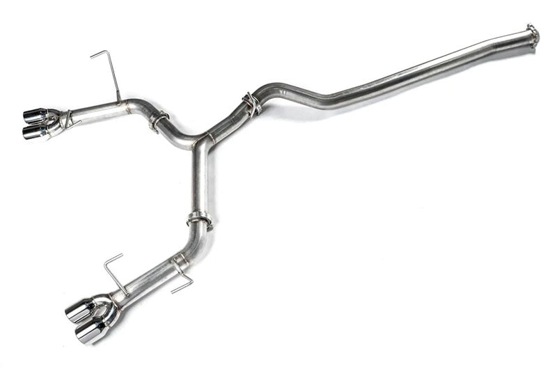 ETS200-60-EXH-001 ETS Cat-Back Exhaust System No Muffler Non-Resonated Polished Tips- 2022+ Subaru WRX,