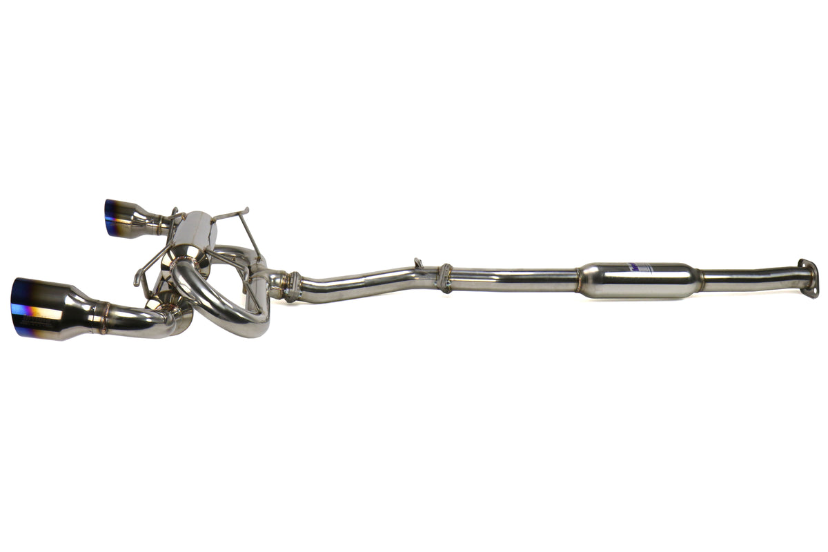 INVHS12SST7GM1ST Invidia Gemini (R400) Dual Tip Exhaust - 2013+ FR-S / BRZ / 86-Titanium Tips,