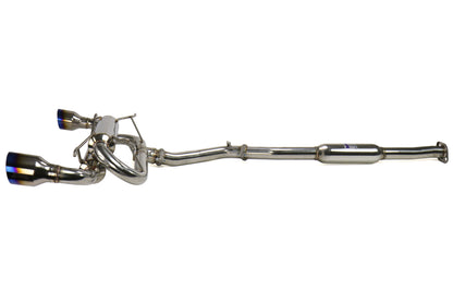 INVHS12SST7GM1ST Invidia Gemini (R400) Dual Tip Exhaust - 2013+ FR-S / BRZ / 86-Titanium Tips,