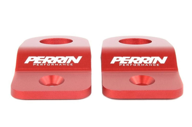 PERPSP-ENG-521RD PERRIN Upper Radiator Bracket Set Red - Subaru WRX 2008-2014 / STI 2008-2014,