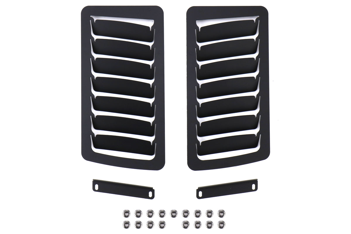 VERA0056A-BLK Velox Hood Large Louver (Vents) Kit - 2013+ FT86-Black,