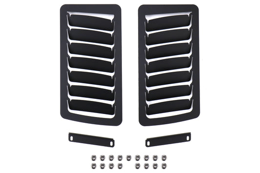 VERA0056A-BLK Velox Hood Large Louver (Vents) Kit - 2013+ FT86-Black,