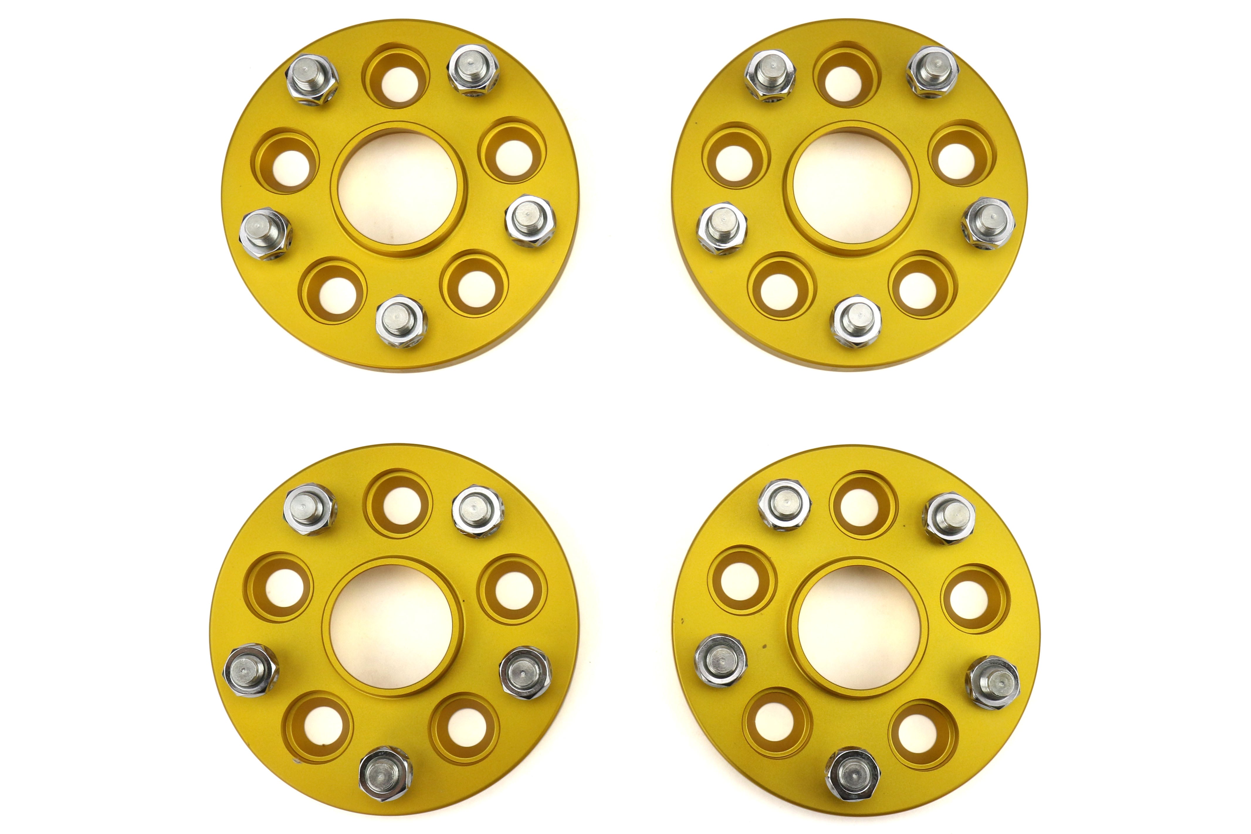 ISC 5x100 to 5x114 Wheel Adapter (15mm and 25mm) - 2013+ BRZ-15mm Gold ...
