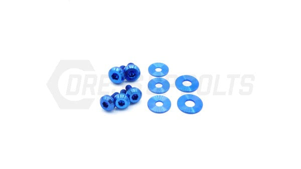 Fast Turn Fittings Titanium Hardware Engine Kit for FA20F Engine (Blue) - 2015-2021 Subaru WRX / 2014-2018 Forester XT