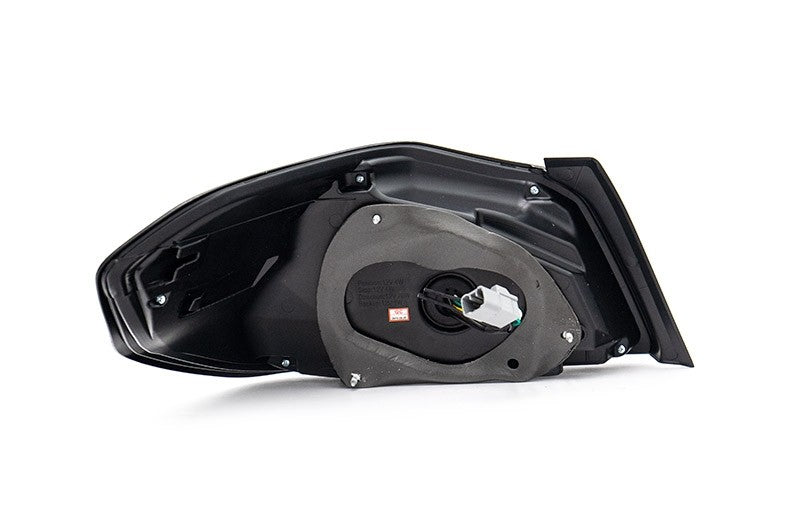 SCDLT-WRX15BKLED-SQ-TM Spec-D Sequential LED Tail Lights - 2015+ WRX / STI-Glossy Black-Clear Lens-Red LED Bar,