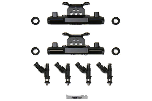DET6-101-1200 DeatschWerks Fuel Injectors 1200cc w/Top Feed Conversion Fuel Rails - Subaru STI 2004-2006 / Legacy GT 2005-2006,