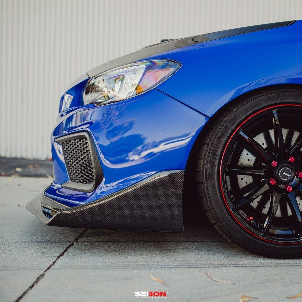 SEIFL18SBIMP-CW Seibon Carbon Fiber CW-Style Front Lip - 2018+ WRX / STI,