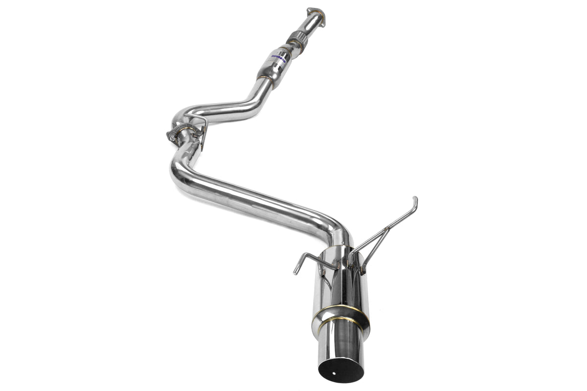 INVHS15SW4GTP Invidia N1 Resonated Single Exit Exhaust  - 2015+ WRX / 2015+ STI-Polished Tips,