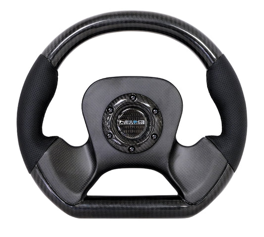 NRGST-X10CF NRG Carbon Fiber Steering Wheel 320mm Carbon Fiber Center Plate - Universal,