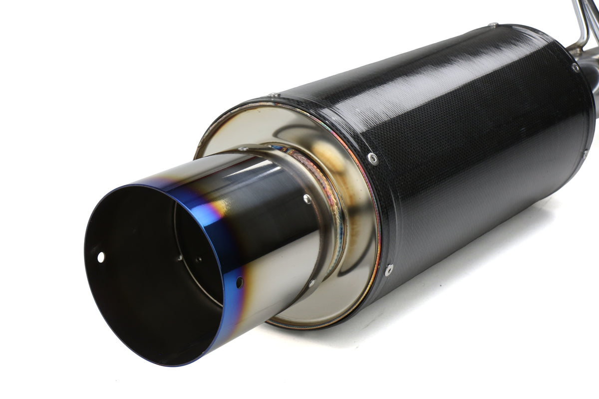 HKS3112-EX005 HKS Carbon-Ti Cat Back Exhaust - 2002-2007 Subaru WRX/STI,