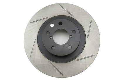 STT126.47018S-GRP Stoptech Slotted Front Rotor Pair - Subaru Models Inc. 2002-2008 WRX,