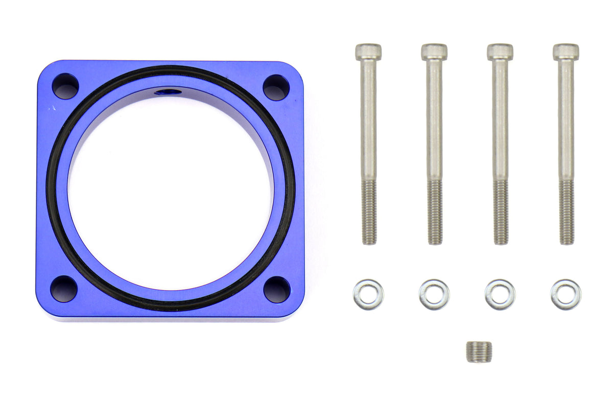 TQSTS-TBS-023BU Torque Solutions Throttle Body Spacer - 2013+ FT86-Blue,
