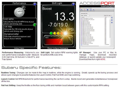 COBAP3-SUB-004 Cobb Subaru Accessport V3 15-21 Subaru WRX & STI, 14-18 Subaru Forester,