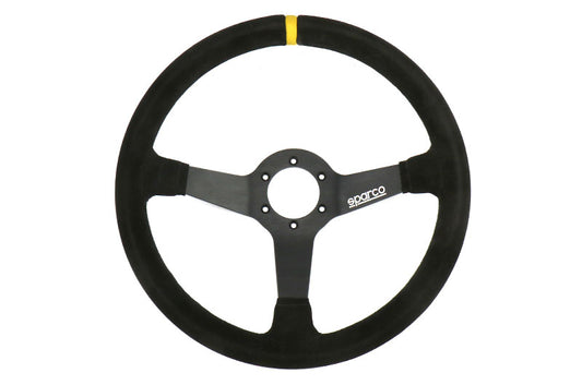 SPR015R345MSN Sparco R 345 Black Suede Steering Wheel - Universal,