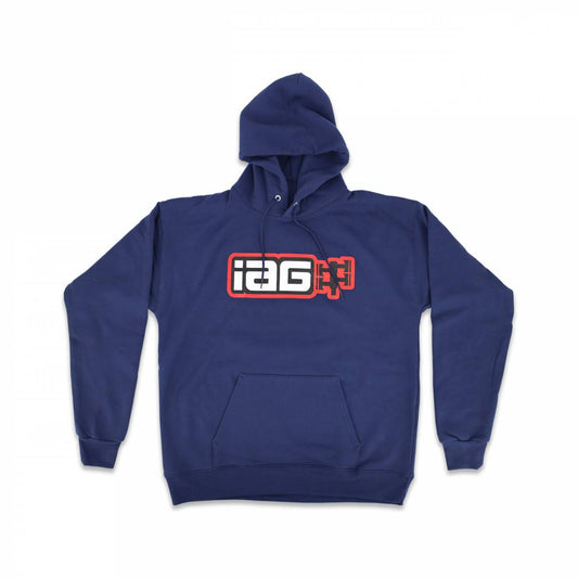 IAGIAG-APP-2081XXL IAG Boxer Logo Hoodie / Navy / Size - 2X-Large,