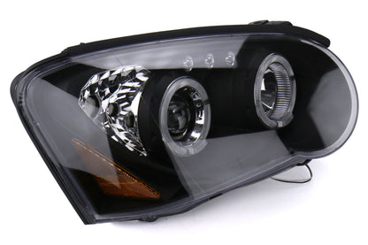 SCD2LHP-WRX05JM-TM Spec-D Halo Led Projector Black - 2004-2005 Subaru WRX/STI,