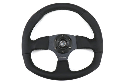 NRGRST-009R NRG 320mm Sport Leather Steering Wheel Oval - Universal,