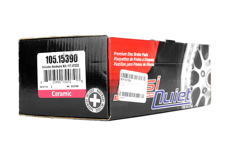STT105.15390 Stoptech PosiQuiet Ceramic Brake Pads Front - 2013-2021 FRS / BRZ / 86,