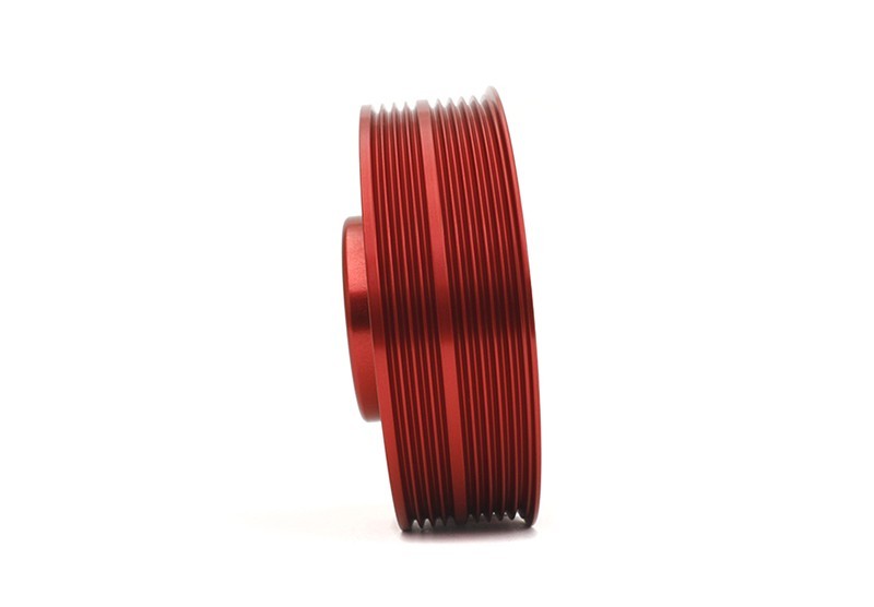 PERPSP-ENG-100RD Perrin Lightweight Crank Pulley - 2015+ STI-Red,
