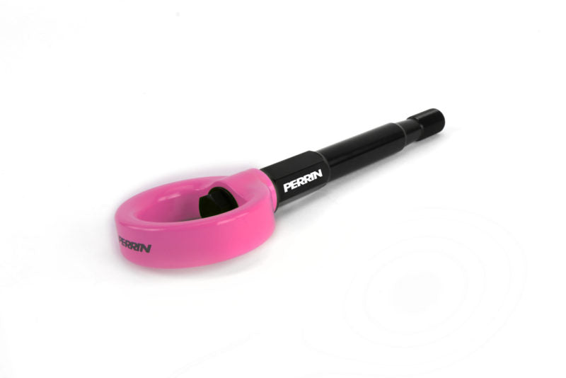 PERPSP-BDY-257HP PERRIN Tow Hook Kit Rear Hyper Pink - 2018-2019 Subaru Crosstrek,
