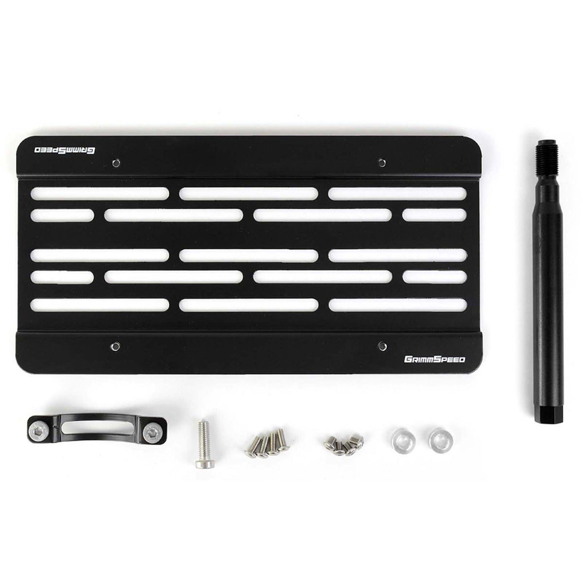 GRM094011 GrimmSpeed License Plate Relocation Kit - 2008-2014 Subaru WRX / 2008-2014 Subaru STI,