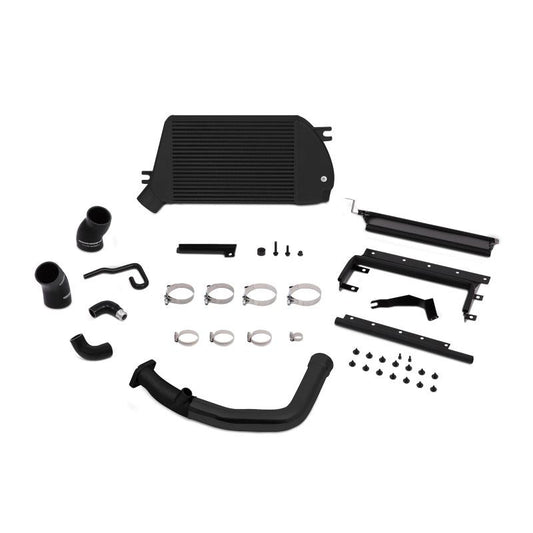 MIMMMTMIC-WRX-15BBK Mishimoto Performance Top Mount Intercooler and Charge Pipe Kit - 2015+ WRX-Black Pipe, Black Intercooler,
