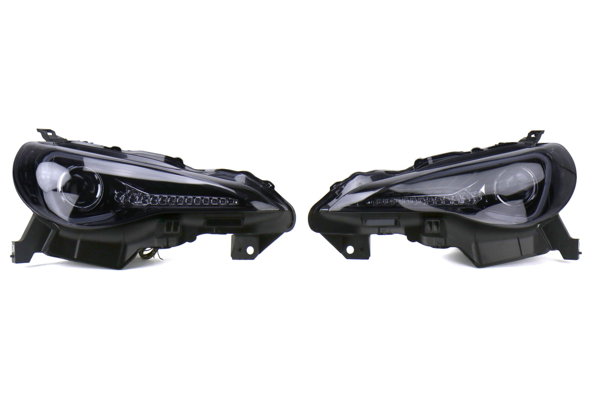 SCDLHP-FRS12G-TM Spec-D Projector Headlights Glossy Black Smoked Lens - 2013-2020 FRS / BRZ / 86,